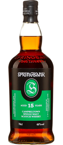 Springbank 15 Year Old Campbeltown Single Malt 