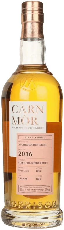 C&agrave;rn M&ograve;r Auchroisk 7 ans Speyside Single Malt 2016