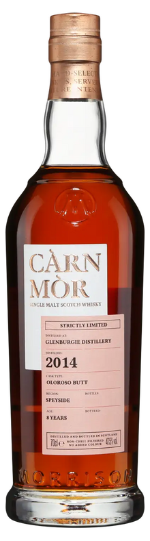 C&agrave;rn M&ograve;r Glenburgie Oloroso Sherry Butt Spey Valley Single Malt 2014