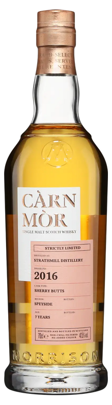 C&agrave;rn M&ograve;r Strathmill Sherry Butts Spey Valley Single Malt 