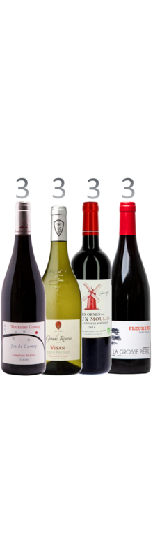 Caisse D - France - 12 bouteilles 