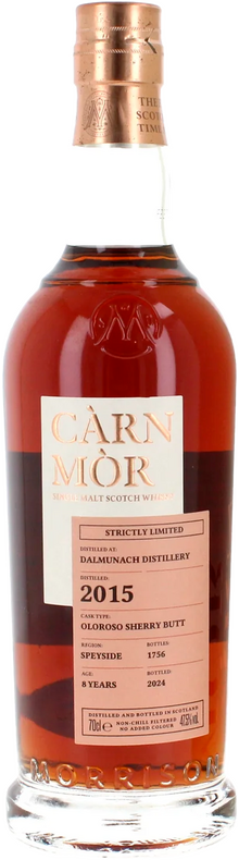C&agrave;rn M&ograve;r Dalmunach 8 ans Speyside Single Malt 