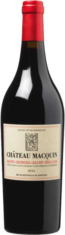 Ch&acirc;teau Macquin Saint-Georges-Saint-Emilion 2016