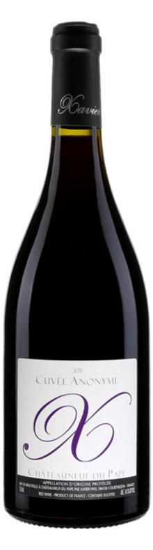 Anonyme rouge Ch&acirc;teauneuf-du-Pape 2011