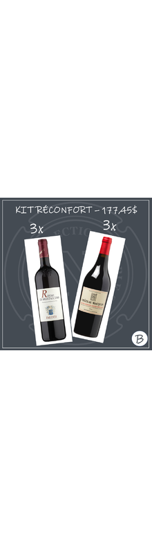 Caisse B - Kit r&eacute;confort Rouge 