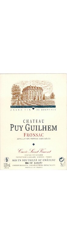 Ch&acirc;teau Puy Guilhem Fronsac 2008