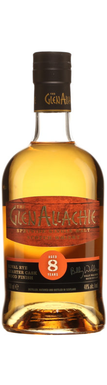 GlenAllachie 8 Year Old Koval Rye Quarter Cask Wood Finish 