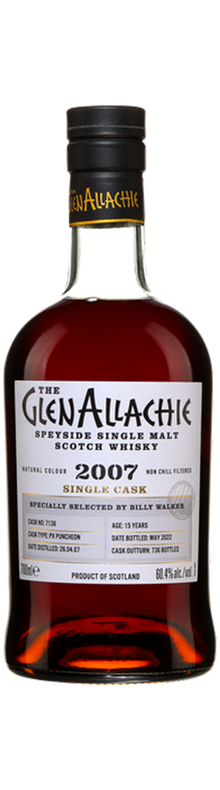 #7136 PX Puncheon 15 ans Speyside Single Malt 2007 