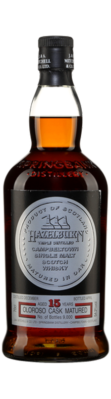 Hazelburn Sherry Wood 15 Year Single Malt Campeltown 