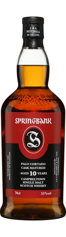 Springbank Palo Cortado Cask Matured 10 Year Campeltown Single Malt 