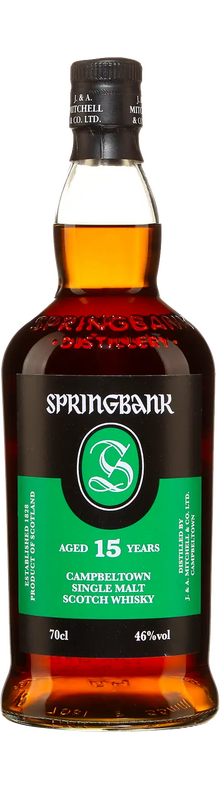 Springbank 15 Year Old Campbeltown Single Malt 