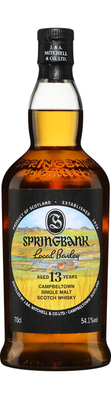 Springbank Local Barley Cask Strength 13 Year Campeltown Single Malt 