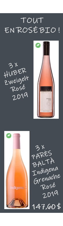 Tout en ros&eacute; bio. 